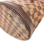 Louis Vuitton Shoulder Bag Marais Damier Canvas Ebene Brown — view 6