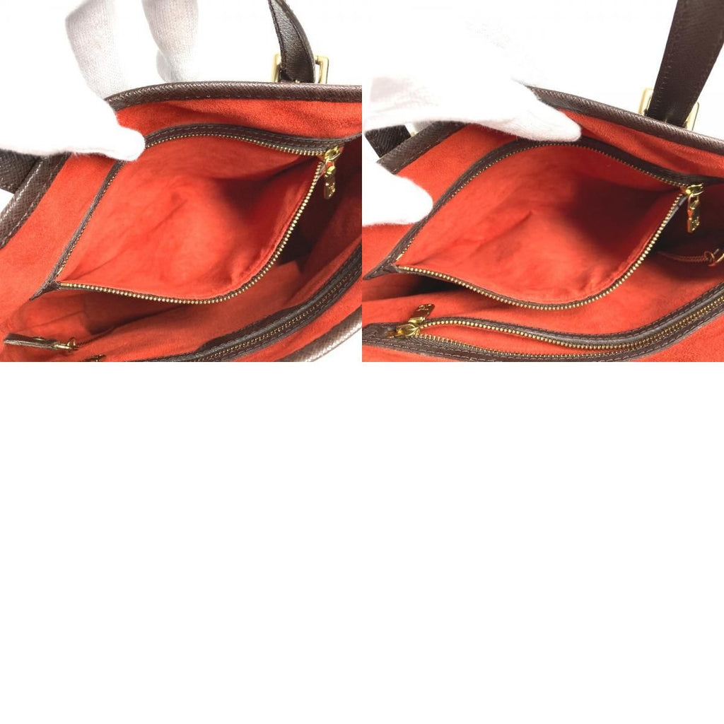Louis Vuitton Shoulder Bag Marais Damier Canvas Ebene Brown — view 9