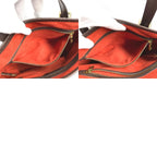Louis Vuitton Shoulder Bag Marais Damier Canvas Ebene Brown — view 9