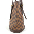 Louis Vuitton Shoulder Bag Marais Damier Canvas Ebene Brown — view 4