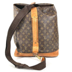 Louis Vuitton Shoulder Bag Sac Marine Bandouliere Monogram Canvas Brown — view 2