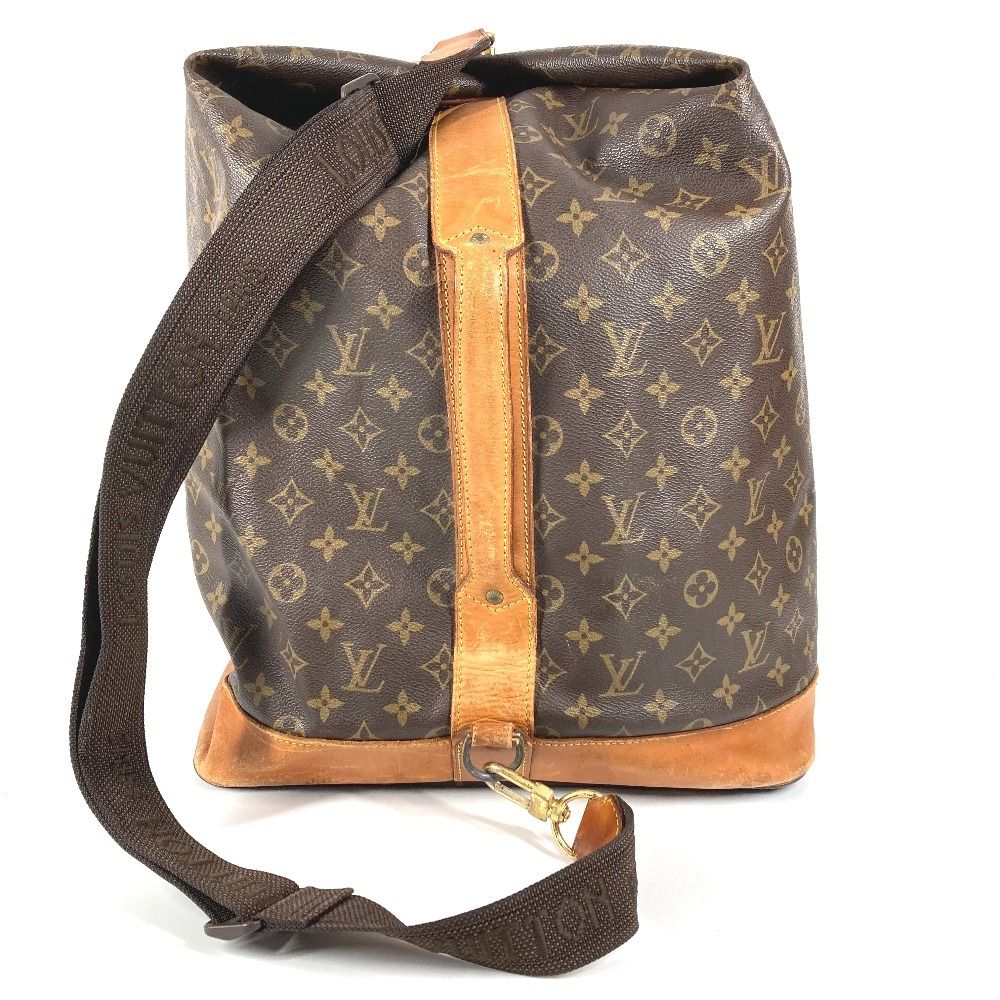 Louis Vuitton Shoulder Bag Sac Marine Bandouliere Monogram Canvas Brown — view 2