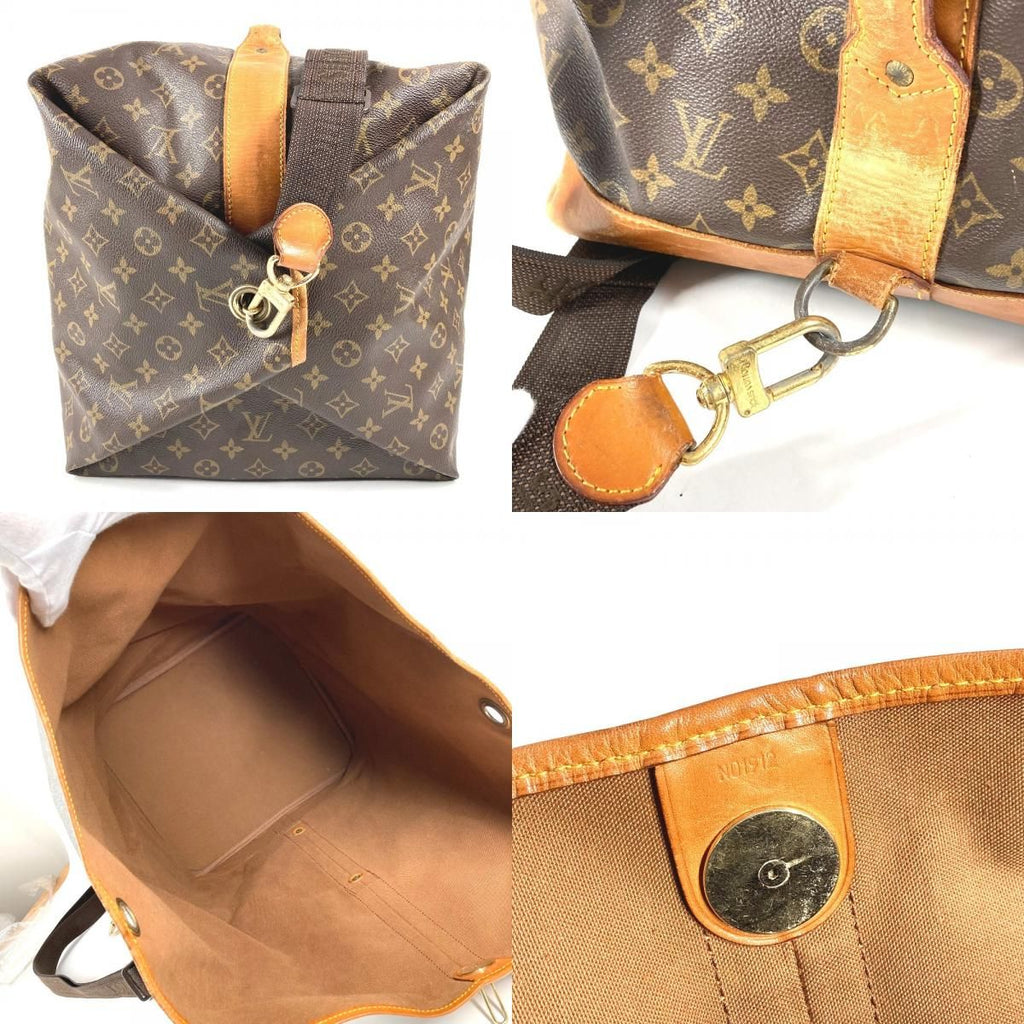 Louis Vuitton Shoulder Bag Sac Marine Bandouliere Monogram Canvas Brown — view 8