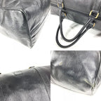 Fendi Boston Bag FF Logo Leather Black — view 7