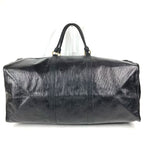 Fendi Boston Bag FF Logo Leather Black