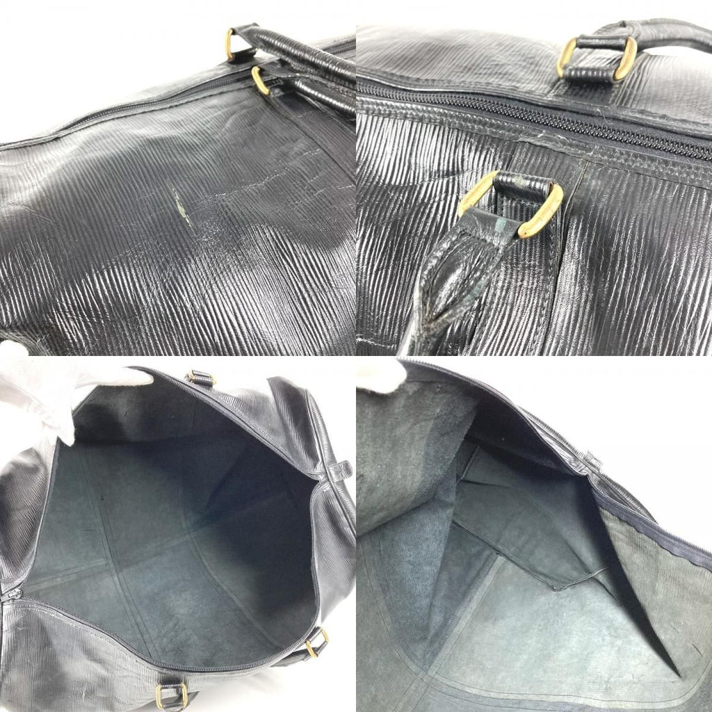 Fendi Boston Bag FF Logo Leather Black — view 8