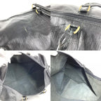 Fendi Boston Bag FF Logo Leather Black — view 8