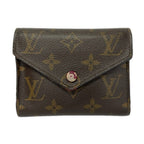 Louis Vuitton Trifold Wallet Monogram Portefeuille Victorine Fuchsia Initial