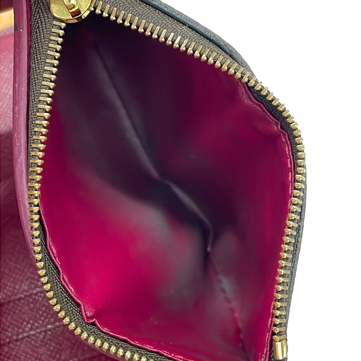 Louis Vuitton Trifold Wallet Monogram Portefeuille Victorine Fuchsia Initial — view 4