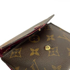Louis Vuitton Trifold Wallet Monogram Portefeuille Victorine Fuchsia Initial — view 8