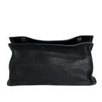 Prada Shoulder Bag Etiquette Black Silver Studs Leather — view 5