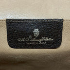 Gucci Shoulder Bag Vintage 156 01 031 Beige Dark Brown Multi External Chain — view 8