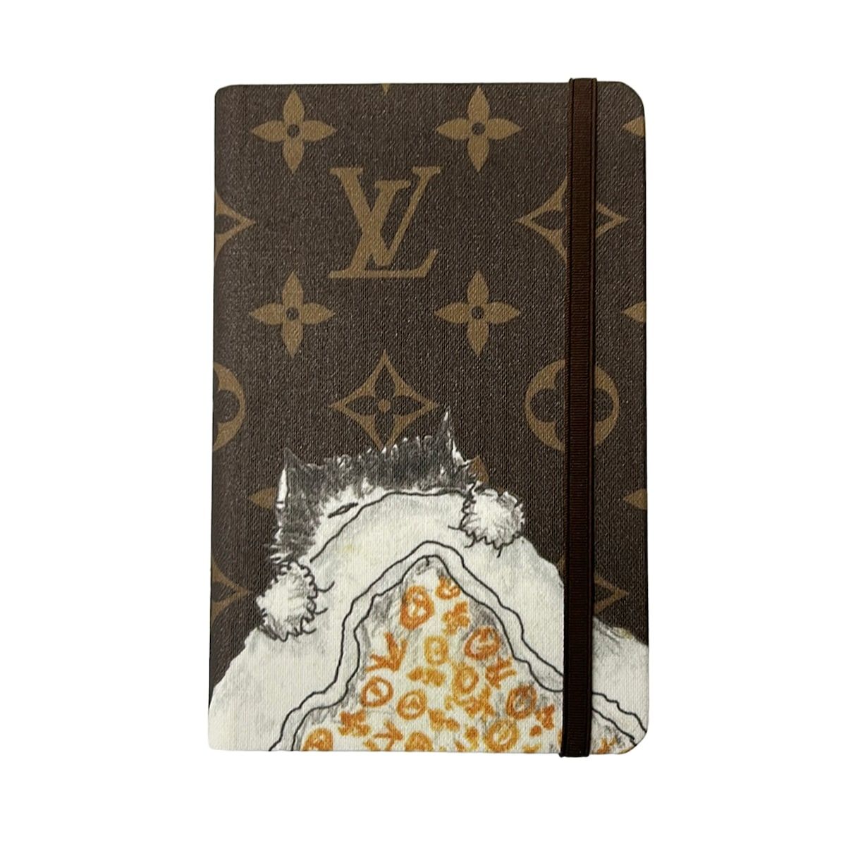 Louis Vuitton Notebook PM Jane Brown Gray Coddington