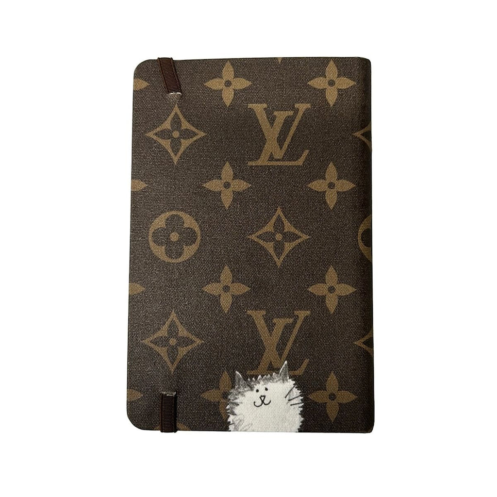 Louis Vuitton Notebook PM Jane Brown Gray Coddington — view 2