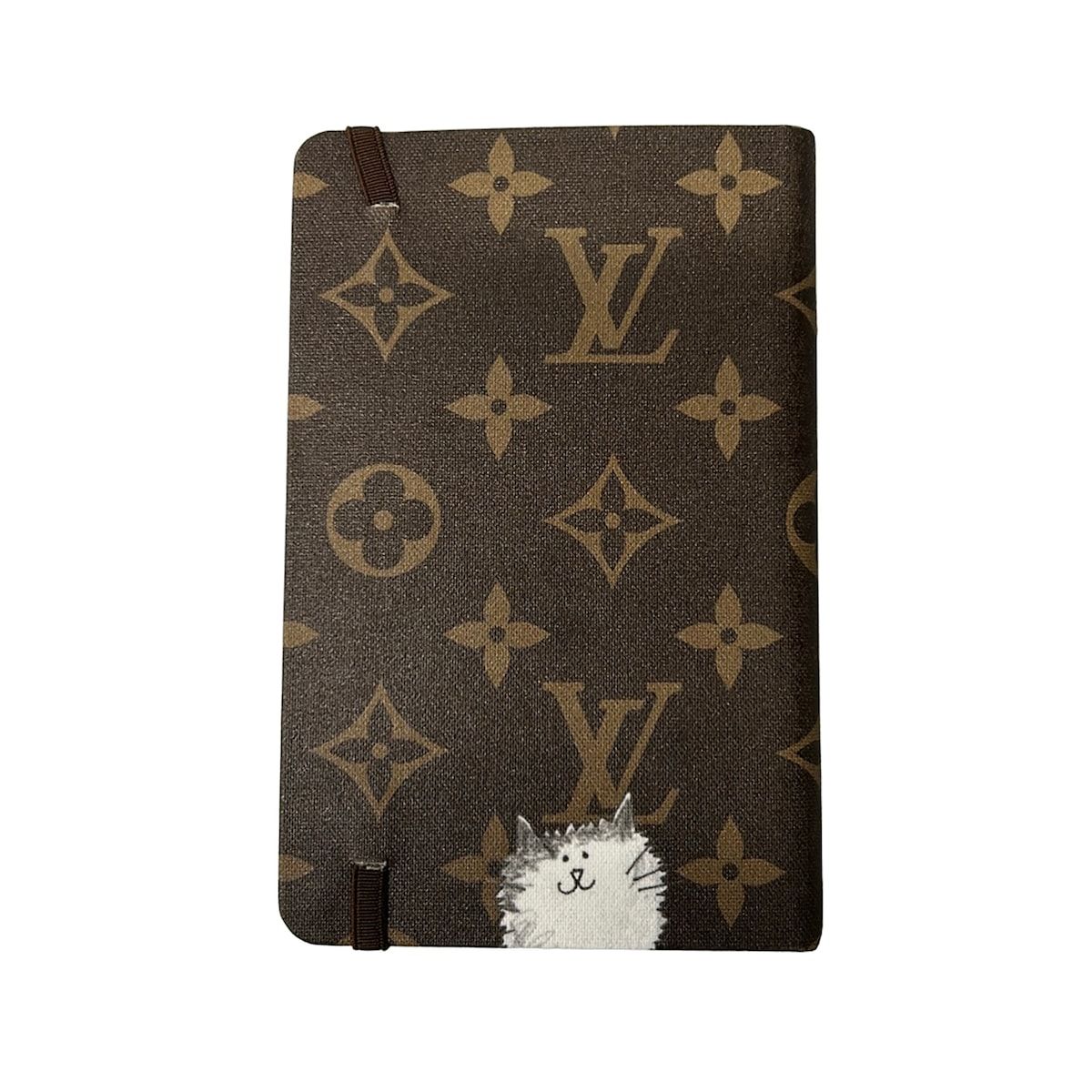 Louis Vuitton Notebook PM Jane Brown Gray Coddington — view 2