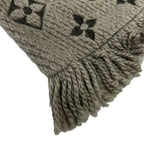 Louis Vuitton Scarf Echarpe Logo Mania Verone Wool Silk — view 3