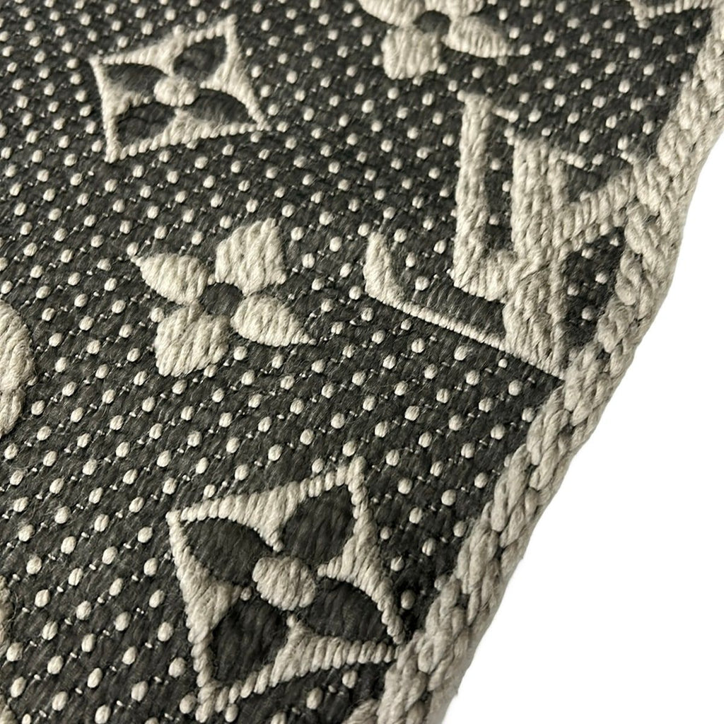 Louis Vuitton Scarf Echarpe Logo Mania Verone Wool Silk — view 4