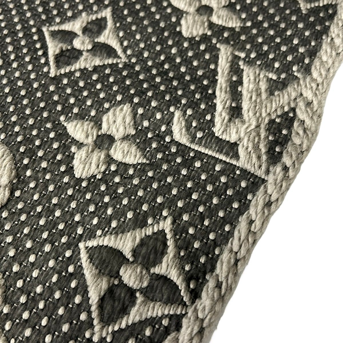 Louis Vuitton Scarf Echarpe Logo Mania Verone Wool Silk — view 4