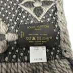 Louis Vuitton Scarf Echarpe Logo Mania Verone Wool Silk — view 2