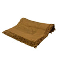 Louis Vuitton Shawl Monogram Camel Wool Silk Scarf