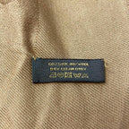 Louis Vuitton Shawl Monogram Camel Wool Silk Scarf — view 3