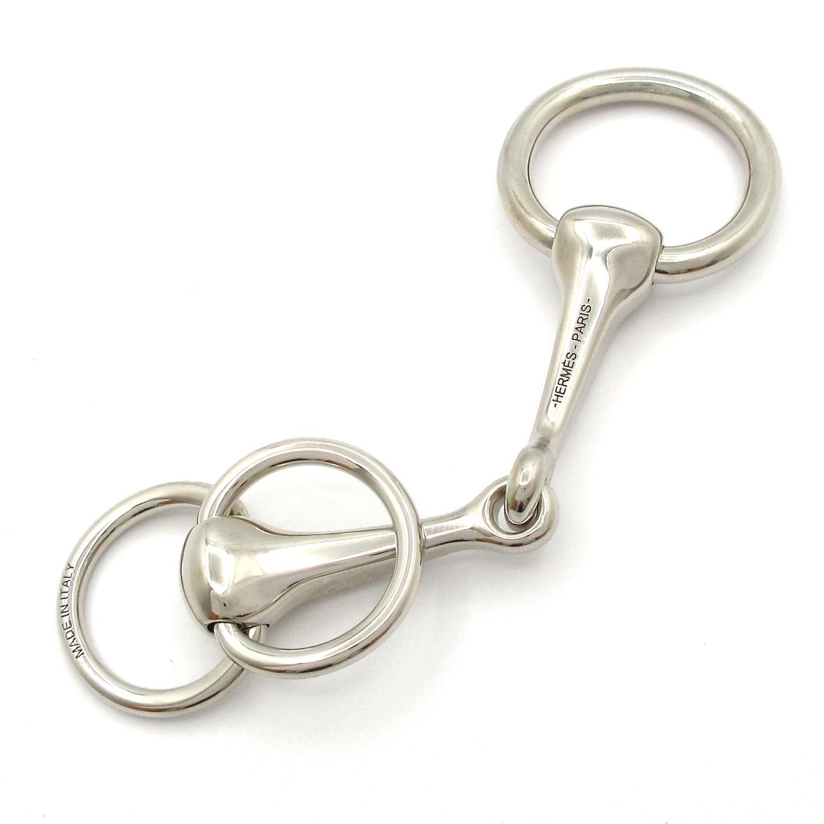 Hermes Scarf Ring Mold Silver — view 4