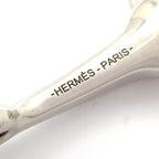 Hermes Scarf Ring Mold Silver — view 3