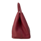 Hermes Tote Garden Party PM Rouge Grena Silver — view 4