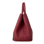 Hermes Tote Garden Party PM Rouge Grena Silver — view 2