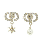 Dior Petit CD Daisy Earrings