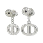 Dior CD Navy Earrings — view 2