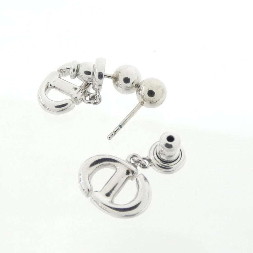 Dior CD Navy Earrings — view 3