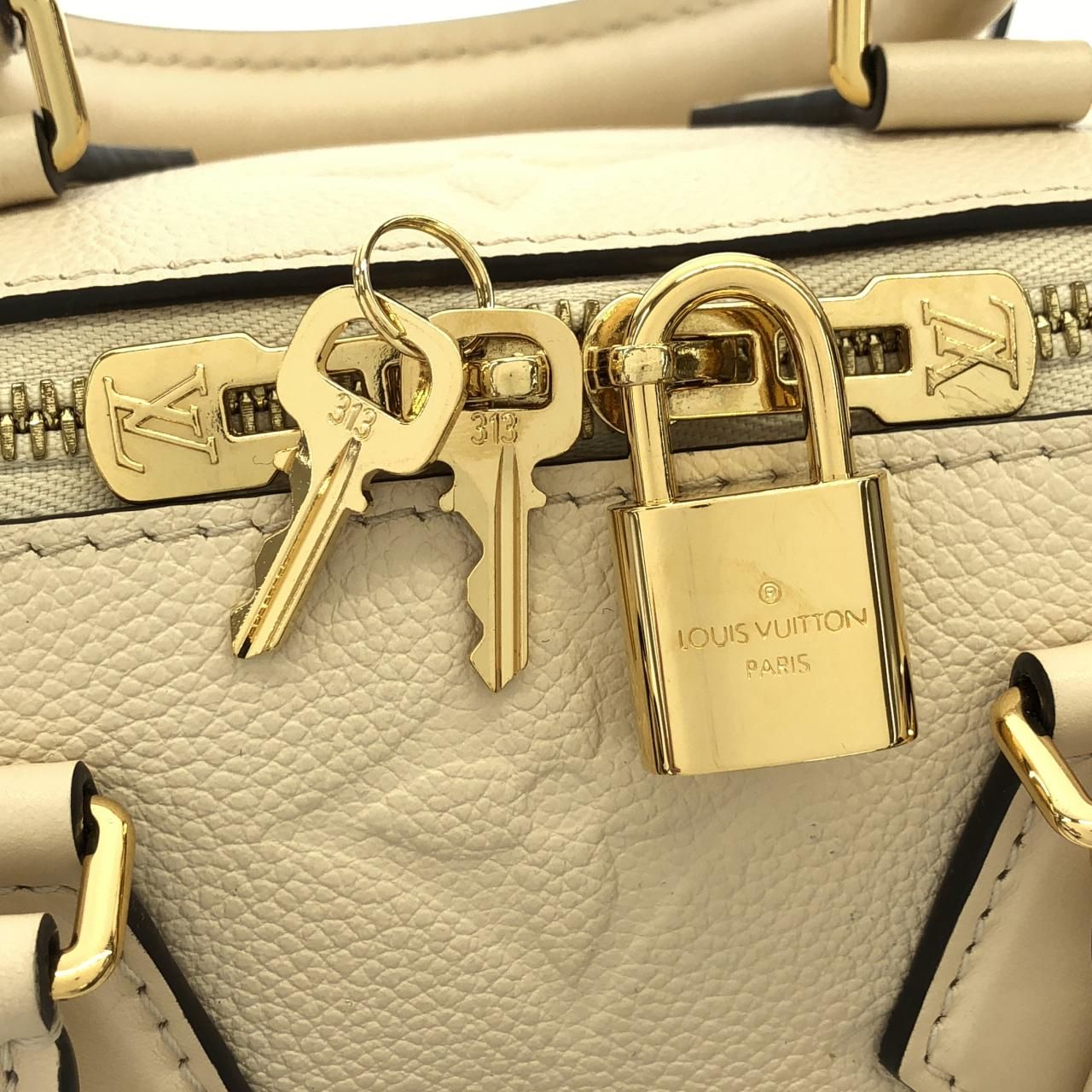 Louis Vuitton Monogram Empreinte Speedy Bandouliere 20 cm Boston — view 5