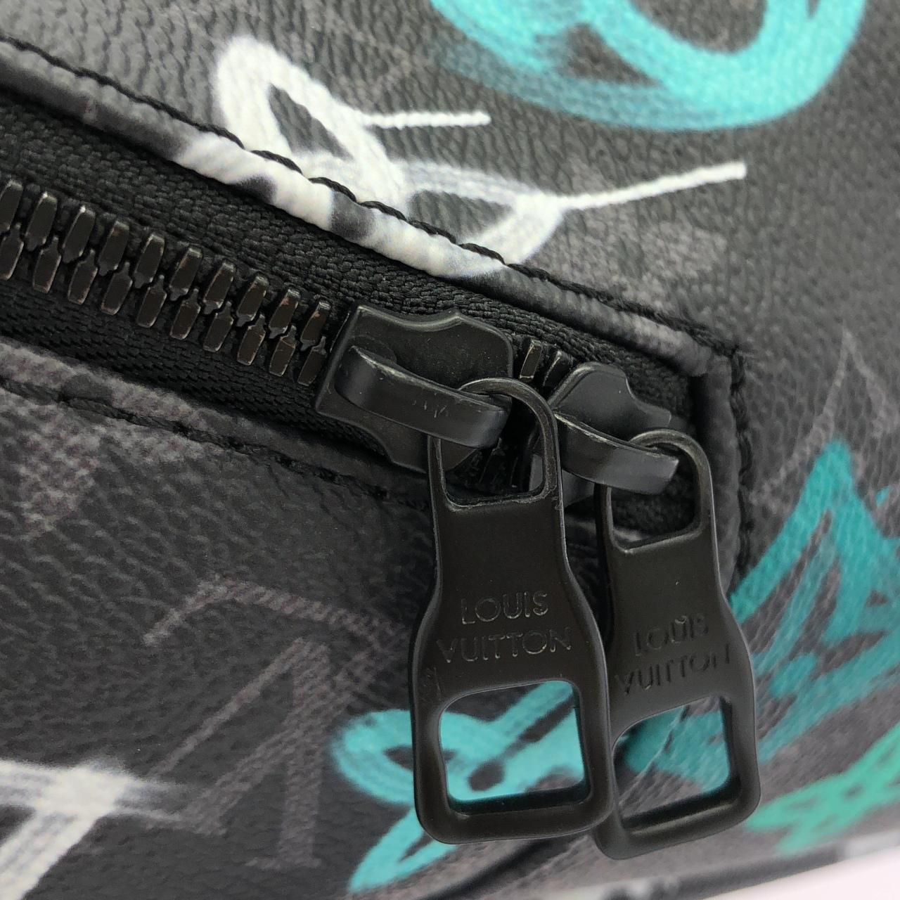 Louis Vuitton Monogram Eclipse Discovery Backpack PM — view 5