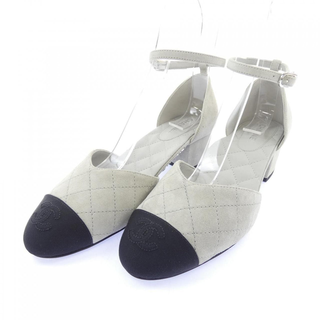 Chanel Ballerina Shoes Flats Gray — view 3