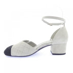Chanel Ballerina Shoes Flats Gray — view 2