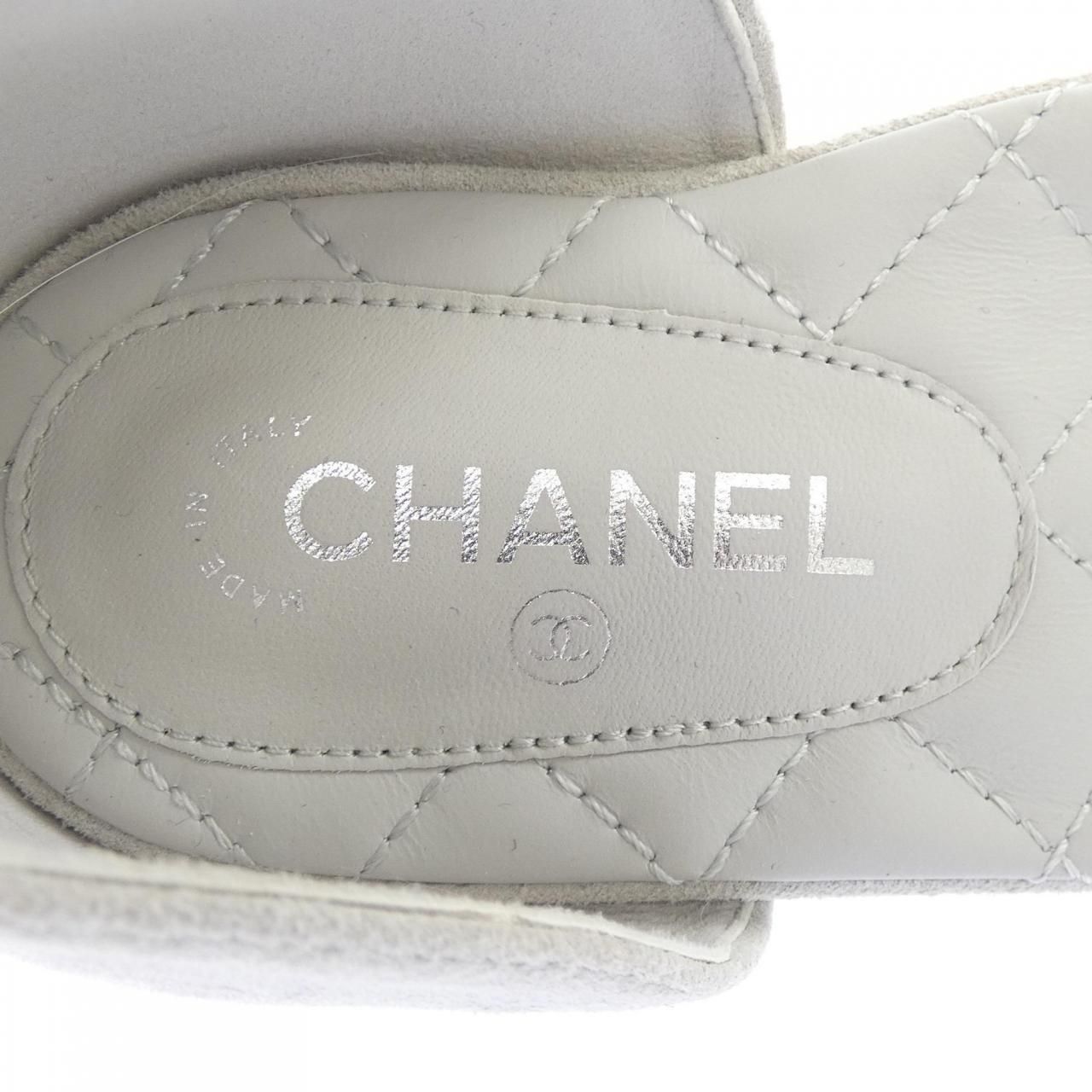 Chanel Ballerina Shoes Flats Gray — view 6