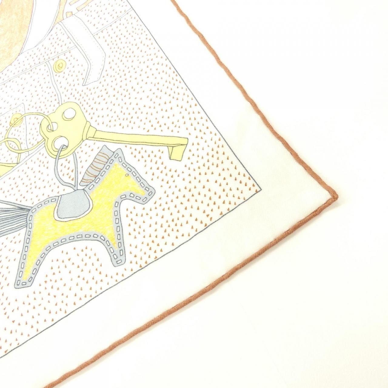 Hermes Rendez Vous Chez Carre Shawl Scarf — view 2