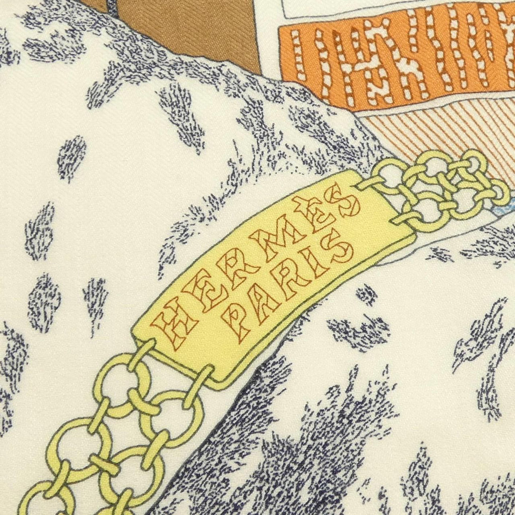 Hermes Rendez Vous Chez Carre Shawl Scarf — view 4