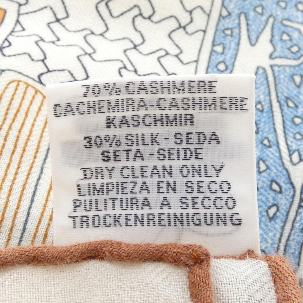 Hermes Rendez Vous Chez Carre Shawl Scarf — view 3