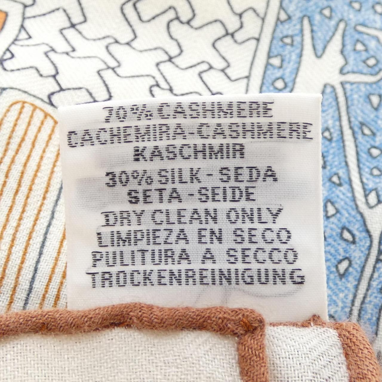 Hermes Rendez Vous Chez Carre Shawl Scarf — view 3
