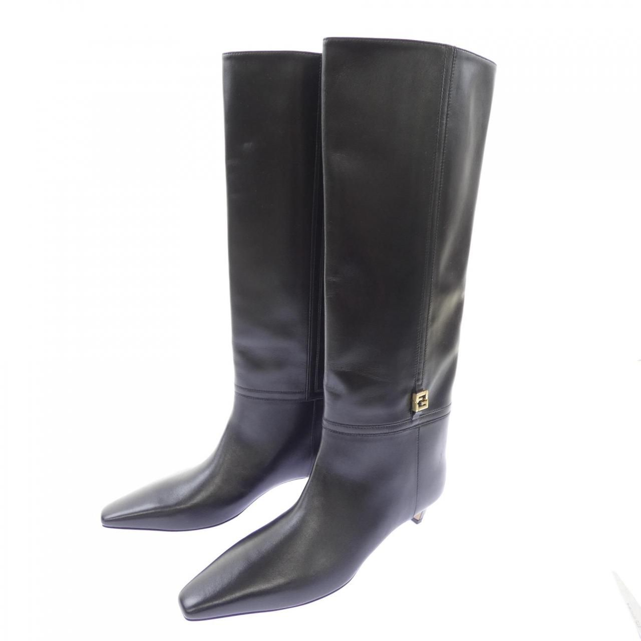Fendi Long Boots Black — view 3