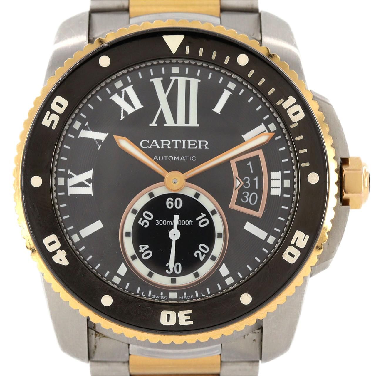 Cartier Caliber Diver Pg Ssxpg Automatic Winding Watch