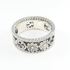 Gucci Interlocking Ring Silver — view 4