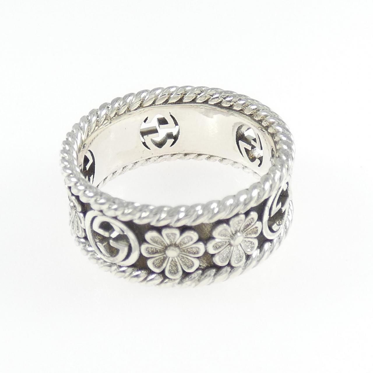 Gucci Interlocking Ring Silver — view 4