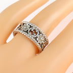 Gucci Interlocking Ring Silver — view 5