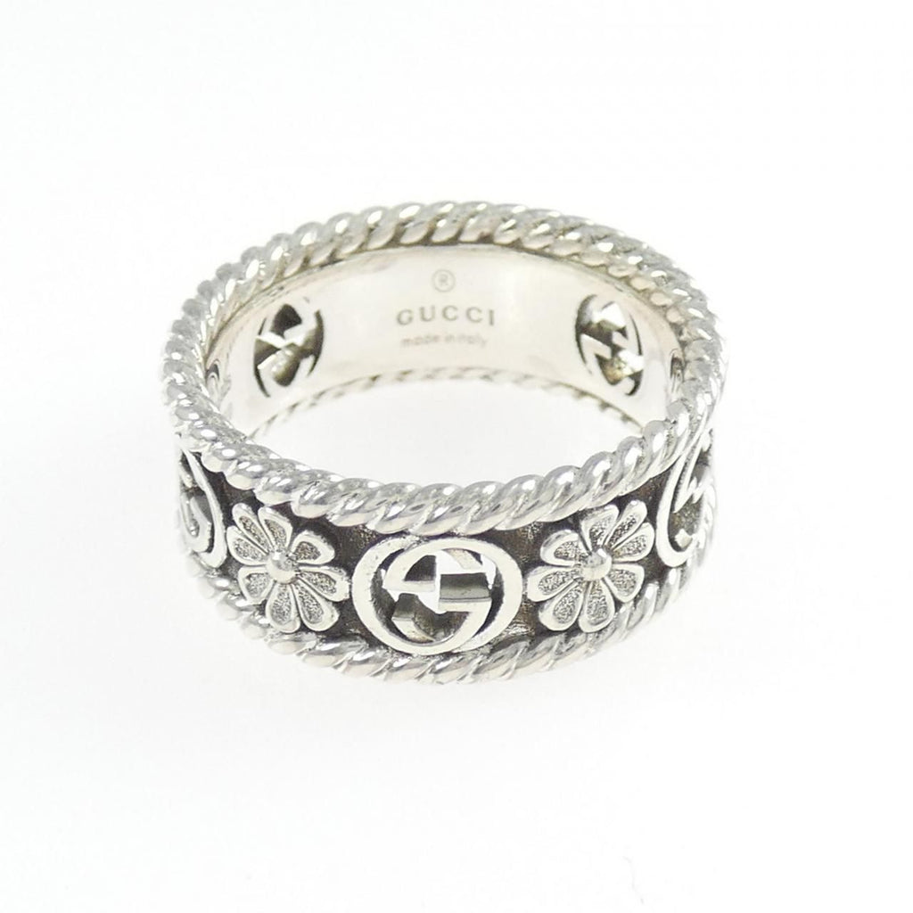 Gucci Interlocking Ring Silver — view 2
