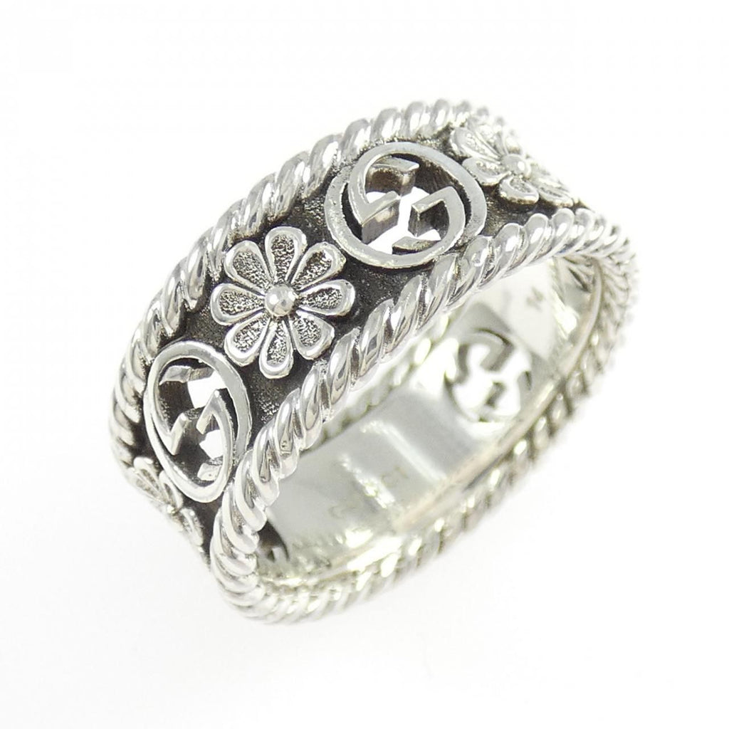 Gucci Interlocking Ring Silver