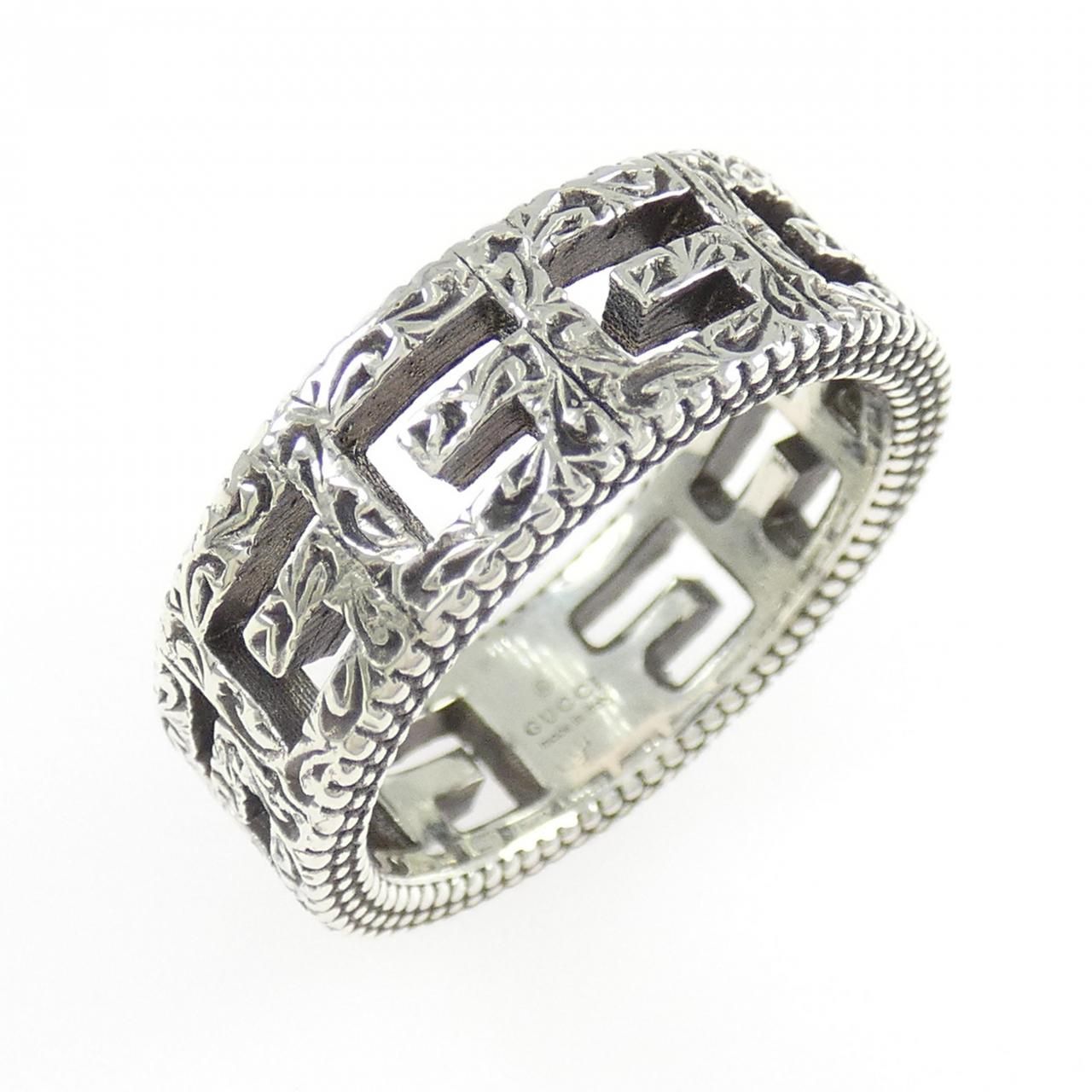 Gucci Square Ring Silver