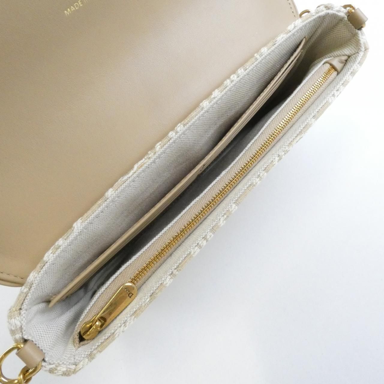 Dior Oblique Saddle Chain Pouch Wallet — view 8
